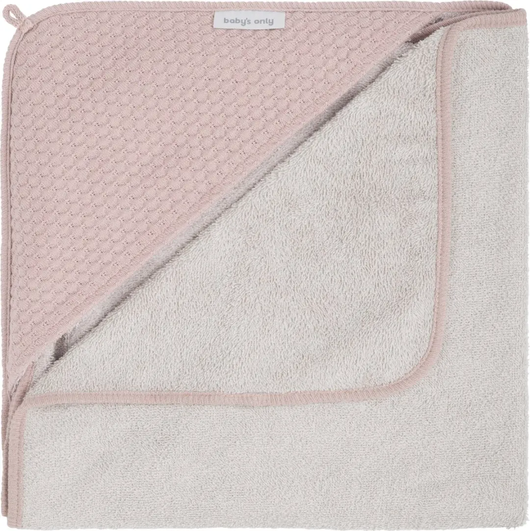 Baby's Only Badcape Sky Oud Roze 75x85cm