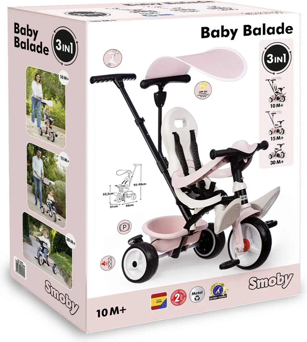 Smoby Baby Balade Driewieler