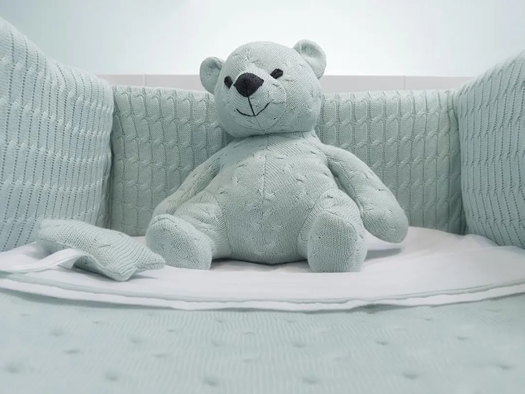 Baby's Only Gebreide Wiegdeken Star - 70x95cm - Roze/Wit