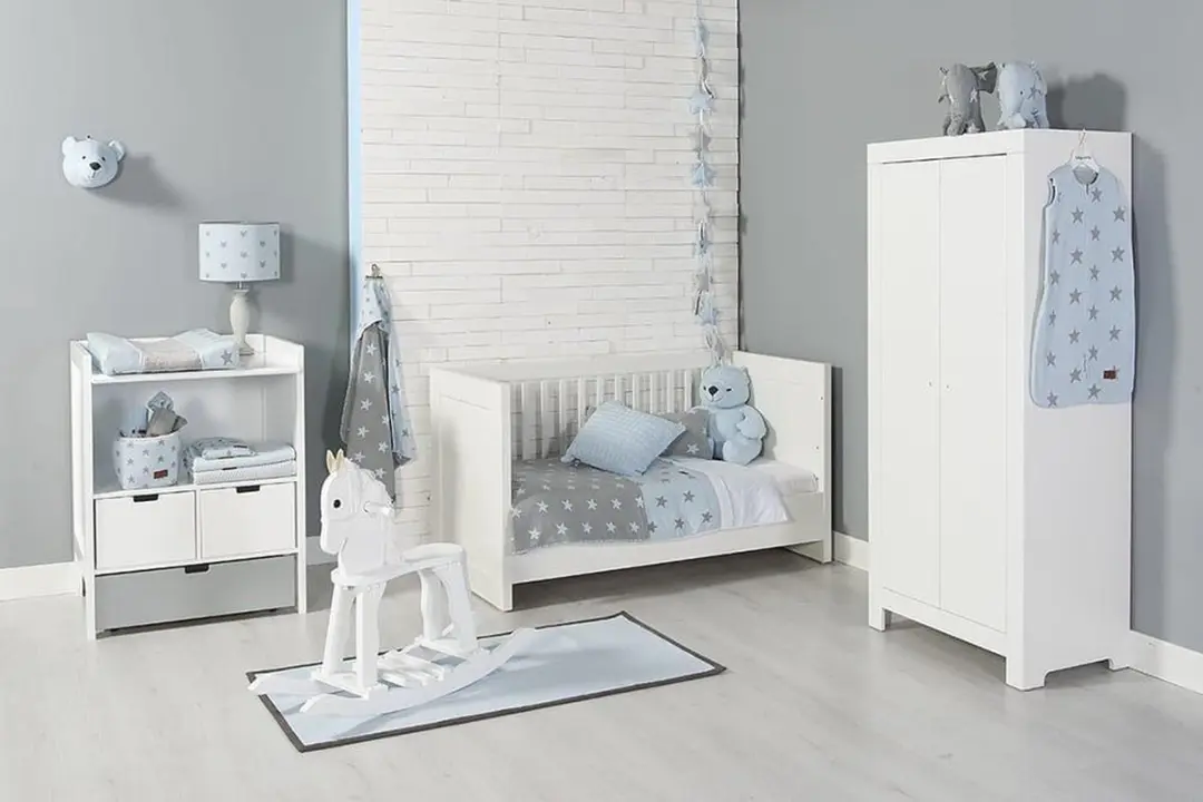 Baby's Only Star Gebreide Slaapzak 90cm - Mint/Wit - 6-18 maanden