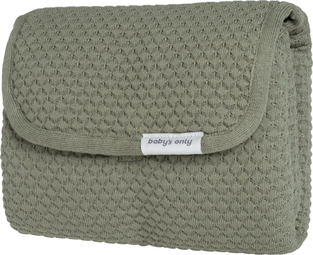Baby's Only Gebreid Verschoonmatje Sky Urban Green