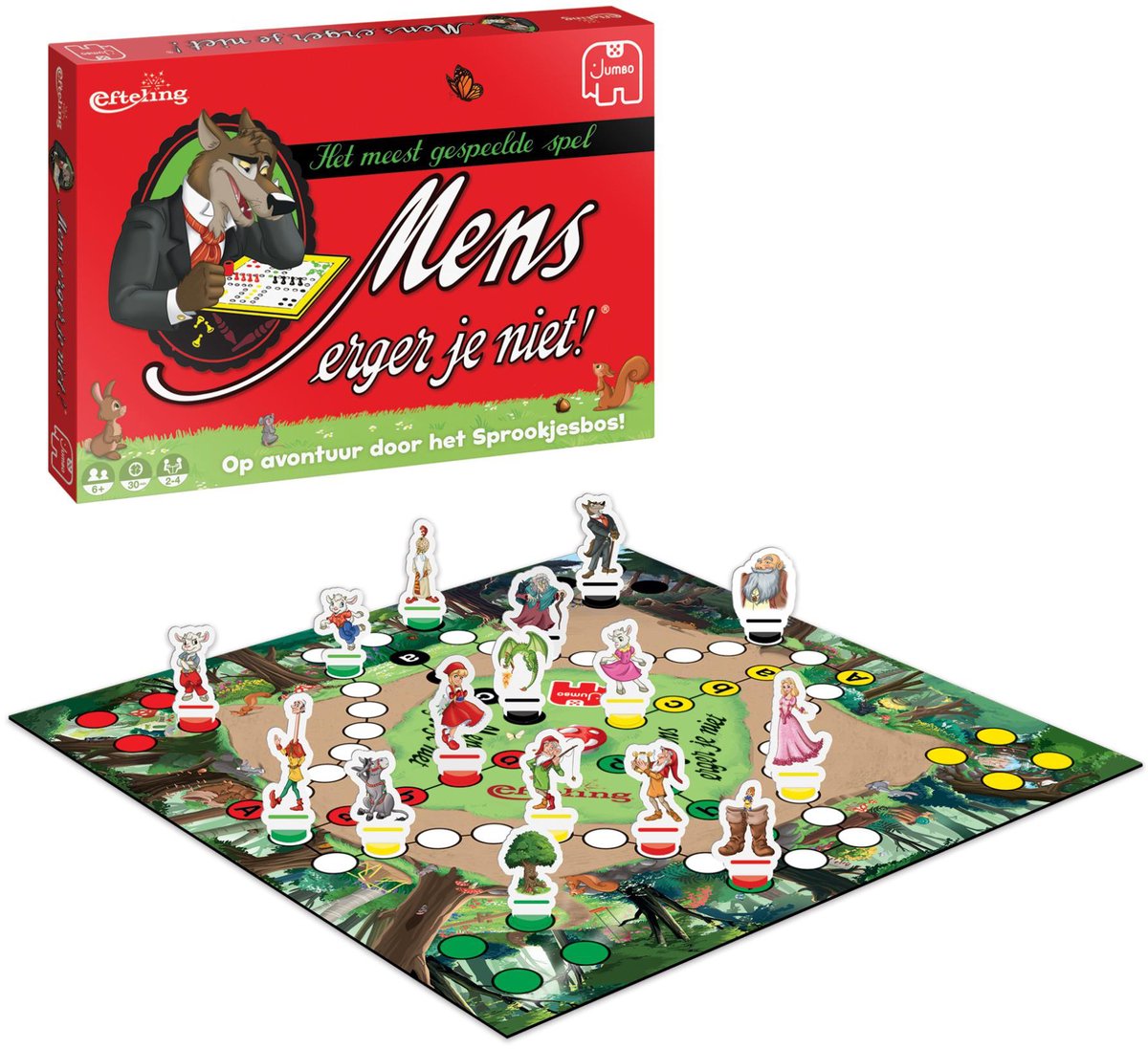 Jumbo Mens Erger Je Niet Efteling Sprookjesboom - Bordspel