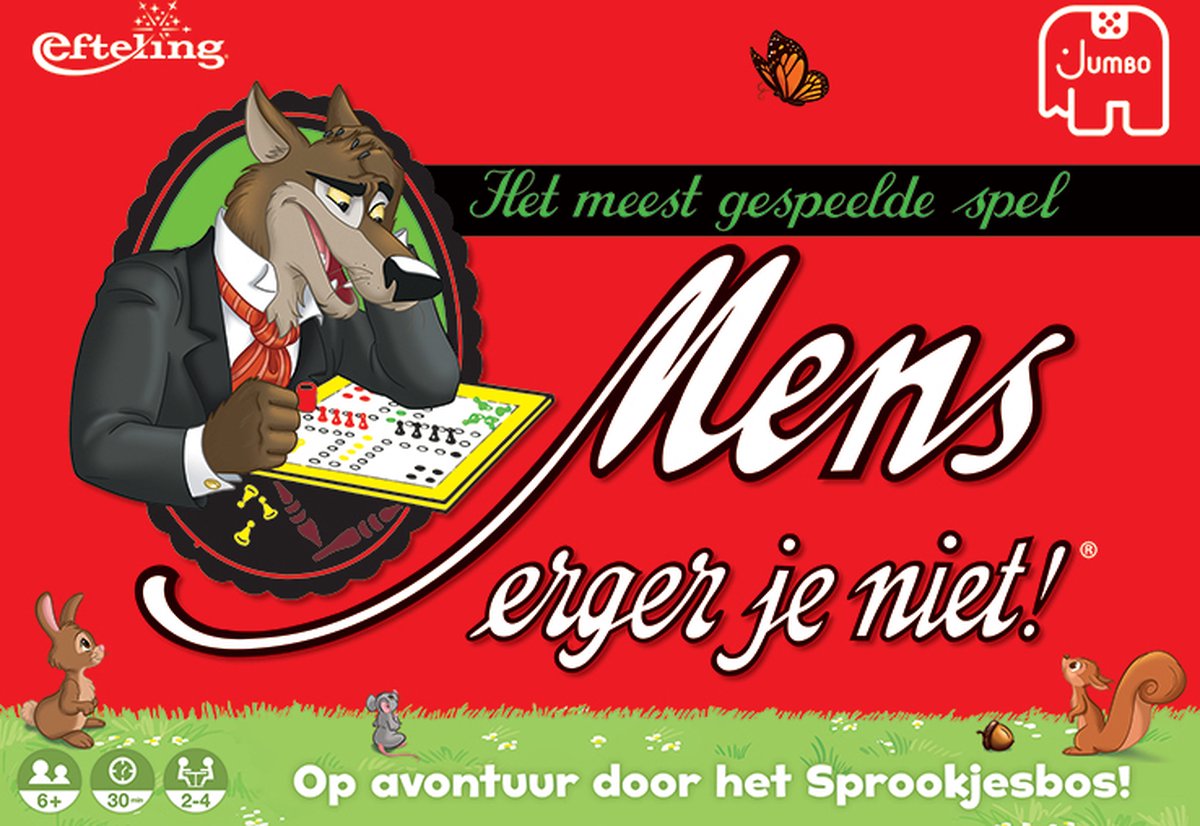 Jumbo Mens Erger Je Niet Efteling Sprookjesboom - Bordspel