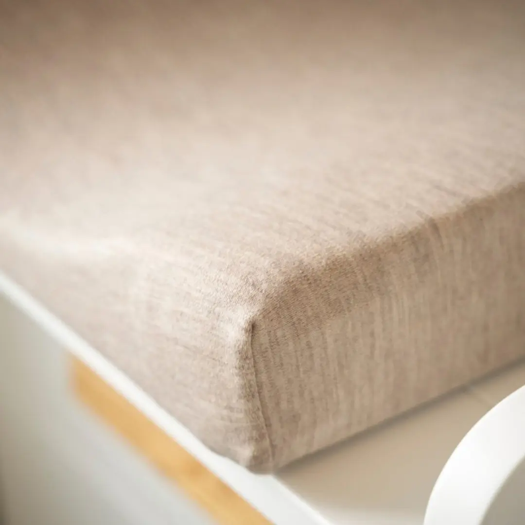 Baby's Only Merino Fine Meadow Aankleedkussenhoes - 45x70cm - Sand