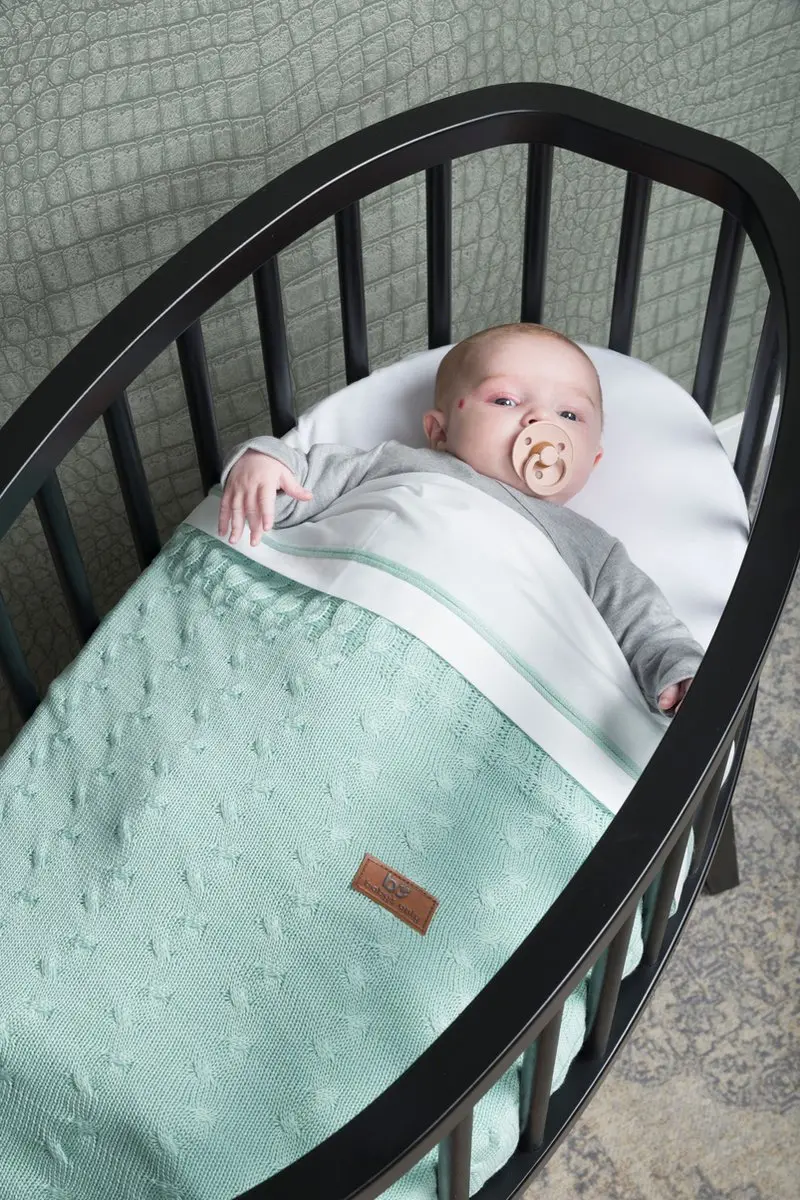Baby's Only Cable Wiegdeken - 70x95cm - Grijs