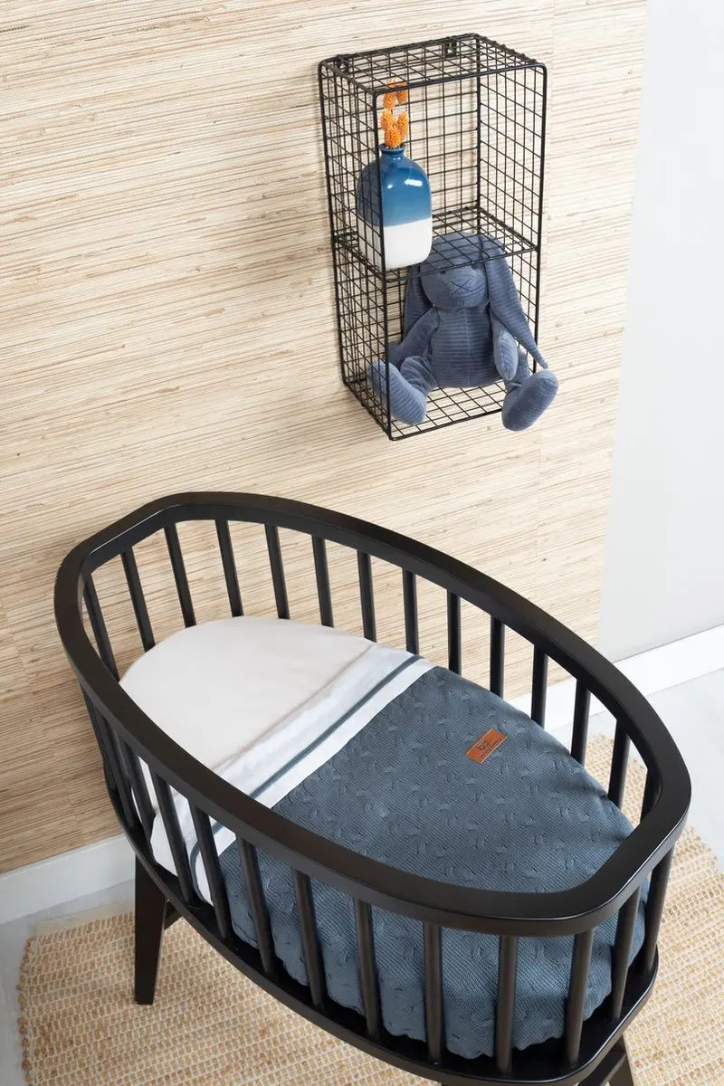 Baby's Only Cable Wiegdeken - 70x95cm - Grijs - afbeelding 6 van 6