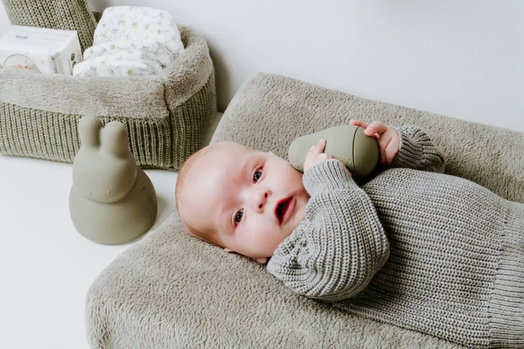 Baby's Only Gebreide Commodemandje Dusty Grey
