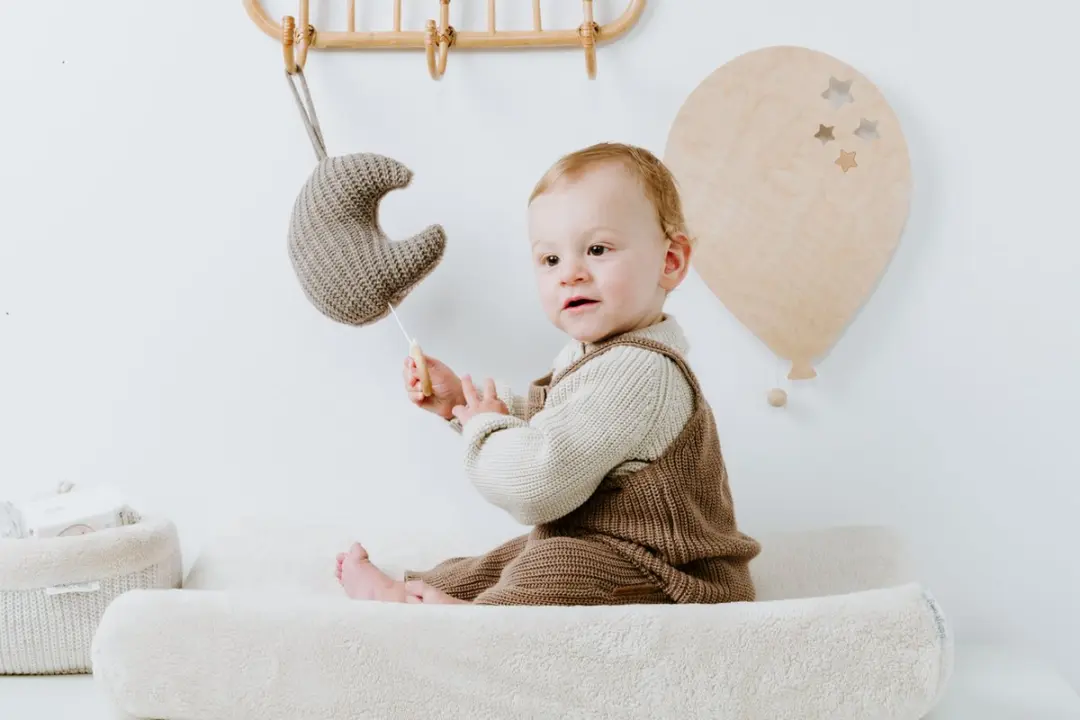 Baby's Only Gebreide Commodemandje Dusty Grey