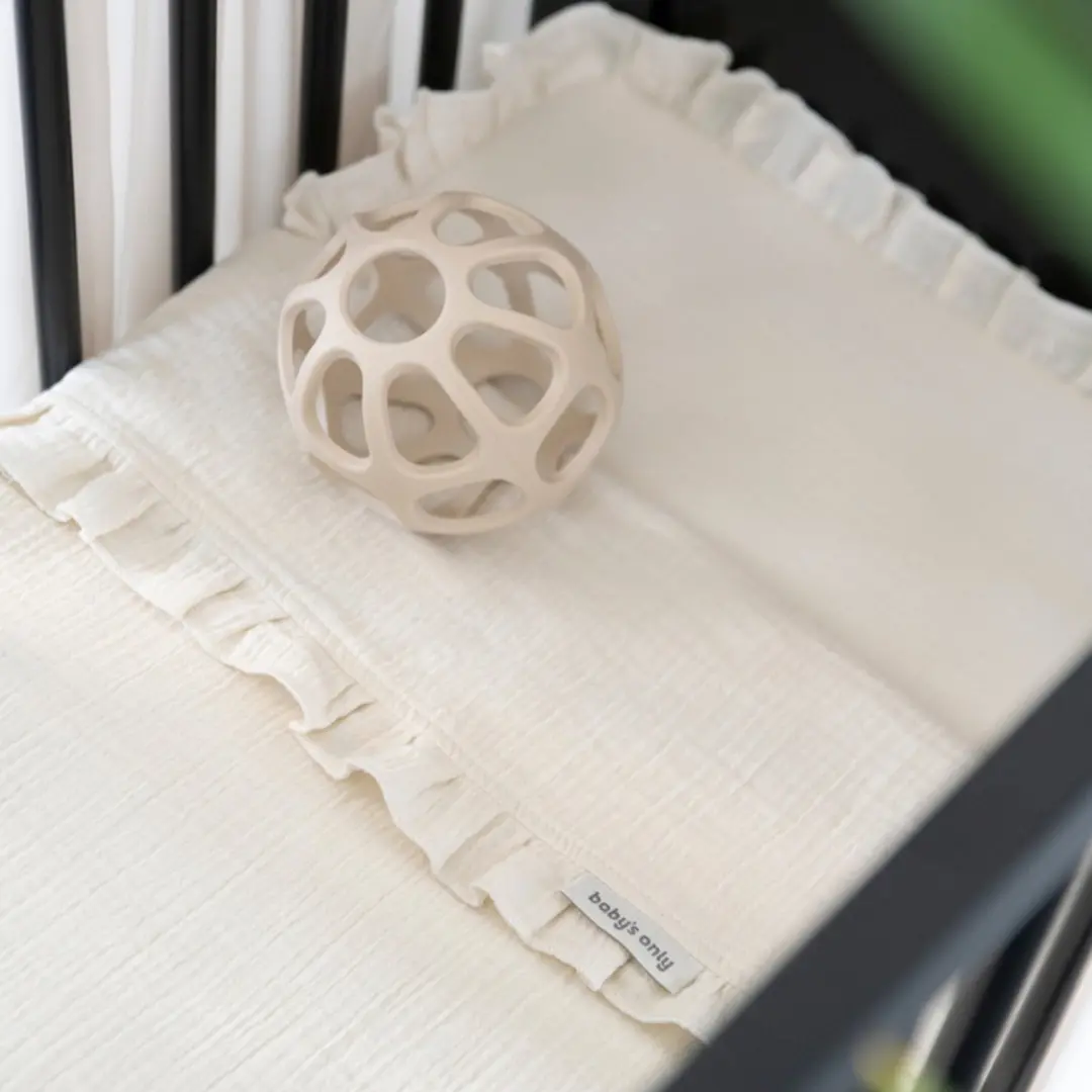 Baby's Only Ledikantlaken Calm 120x150cm - Warm Linen