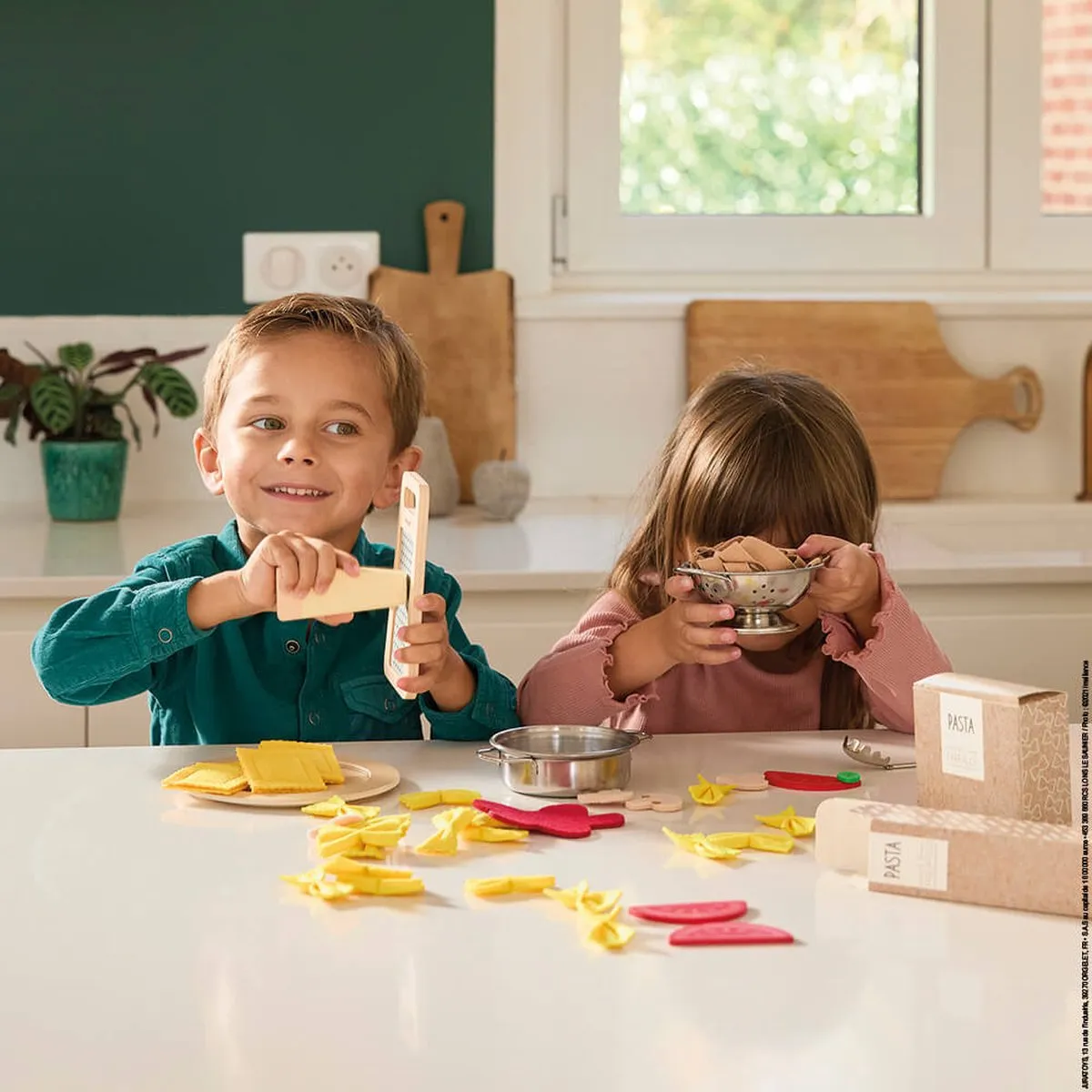 Janod In De Keuken Pasta-Set - Vilt - 1 Stuk