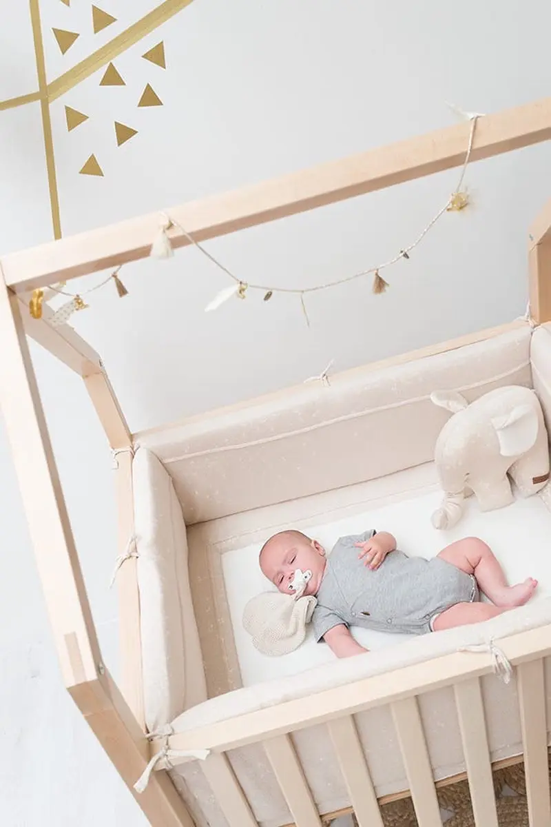 Baby's Only Gebreid Boxkleed Sparkle 80x100cm - Zilver-Roze