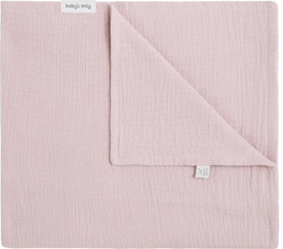 Baby's Only Wiegdeken Fresh ECO Oud Roze 70x95cm