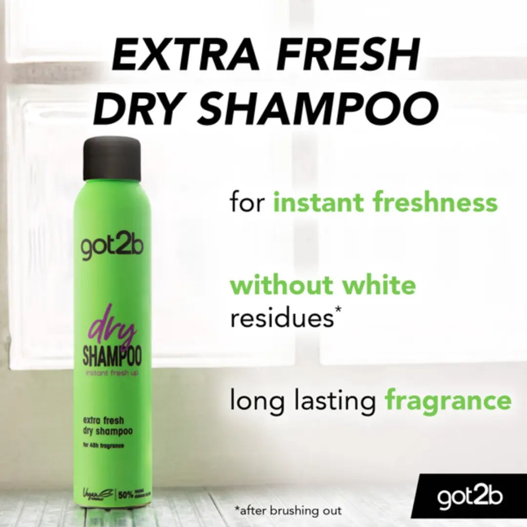 Got2b Droogshampoo Fresh & Fabulous 200ml - 3 Stuks