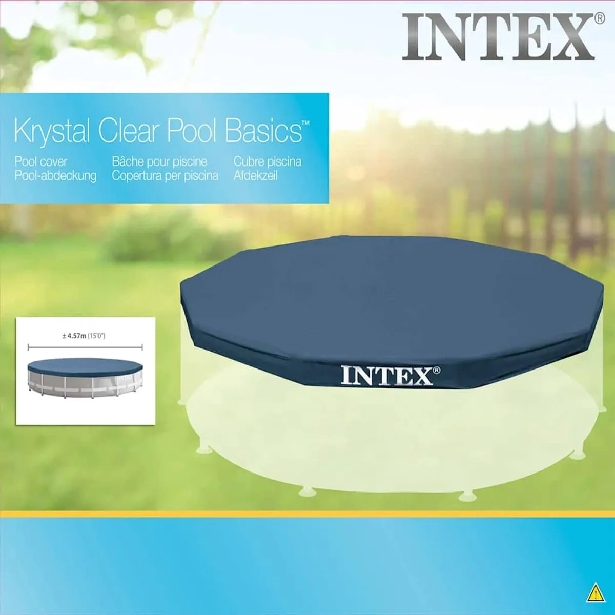 Intex Zwembadhoes Rond 457cm - Blauw