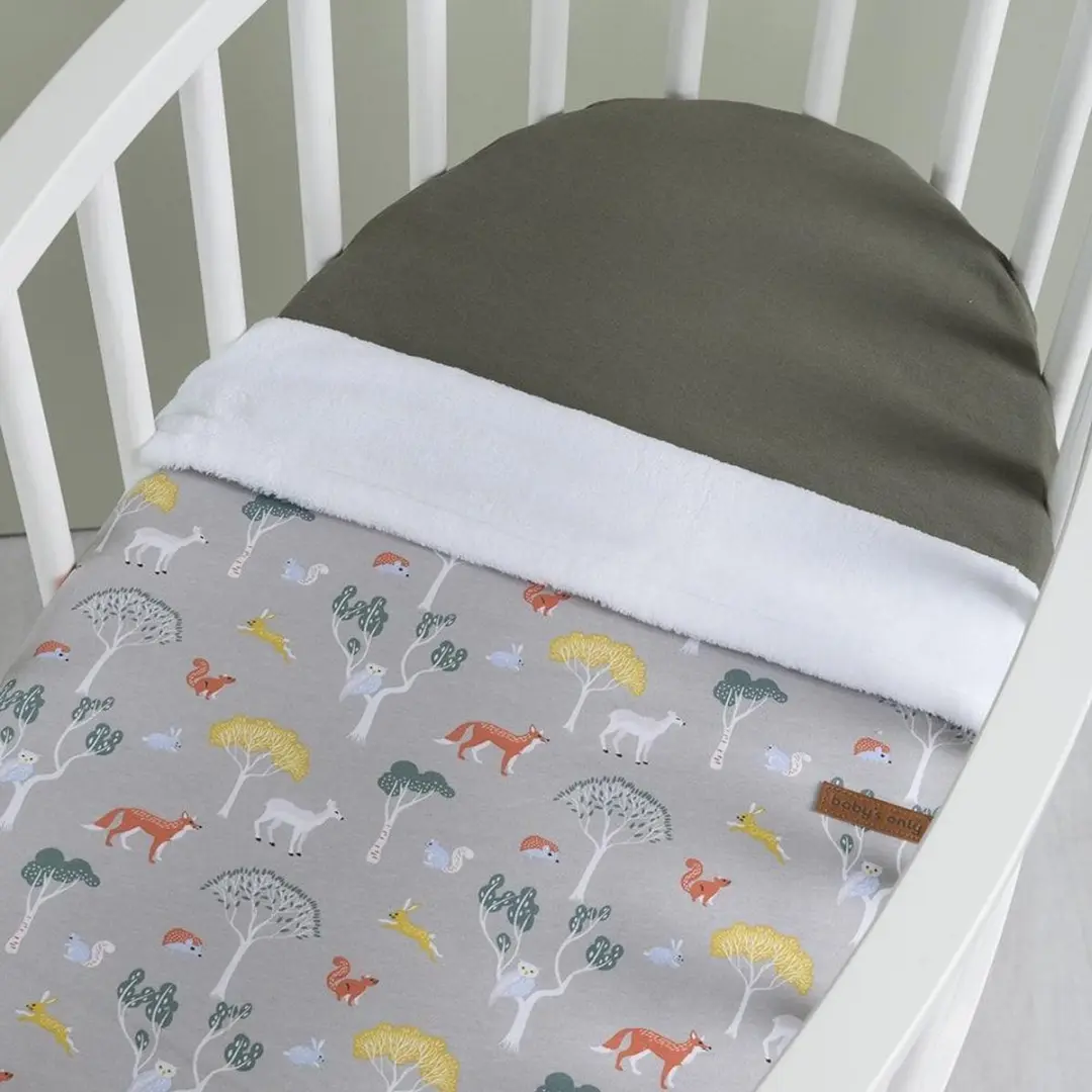 Baby's Only Wiegdeken Teddy Forest - 70x95cm - 100% Katoen