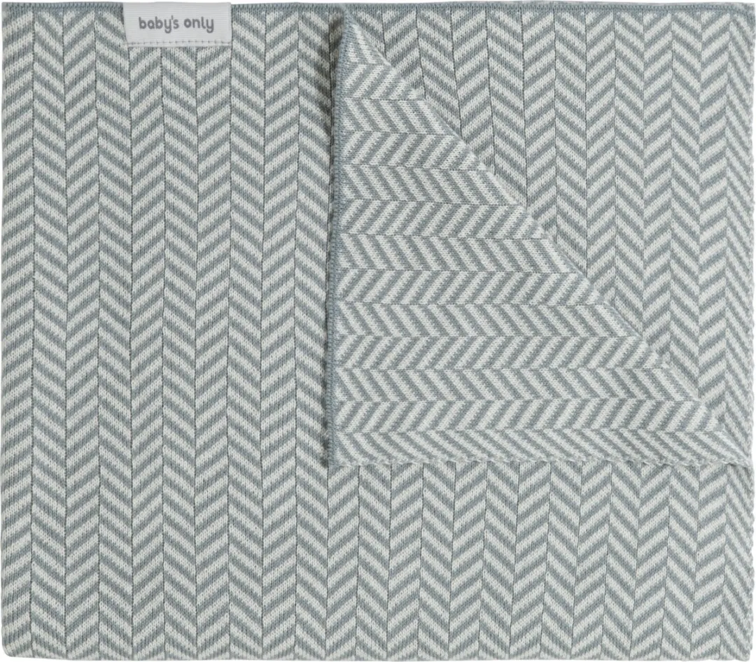 Baby's Only Ledikantdeken Dawn Nordic Blue/Ecru 100x135cm