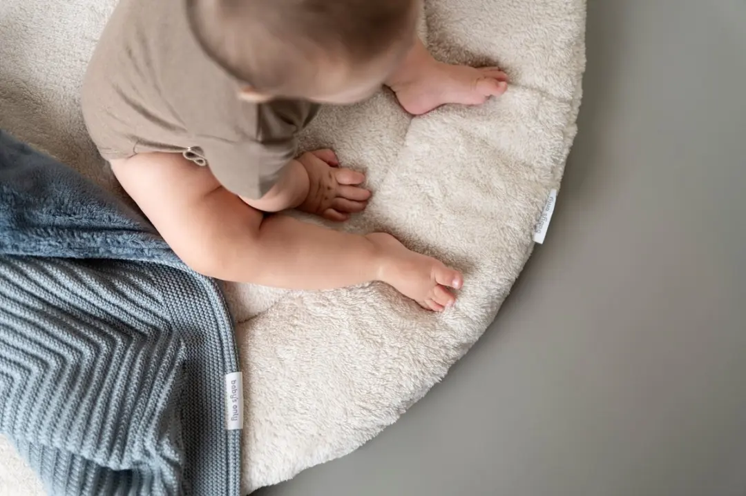 Baby's Only Cozy Gebreid Boxkleed Oud Roze - Ø90cm
