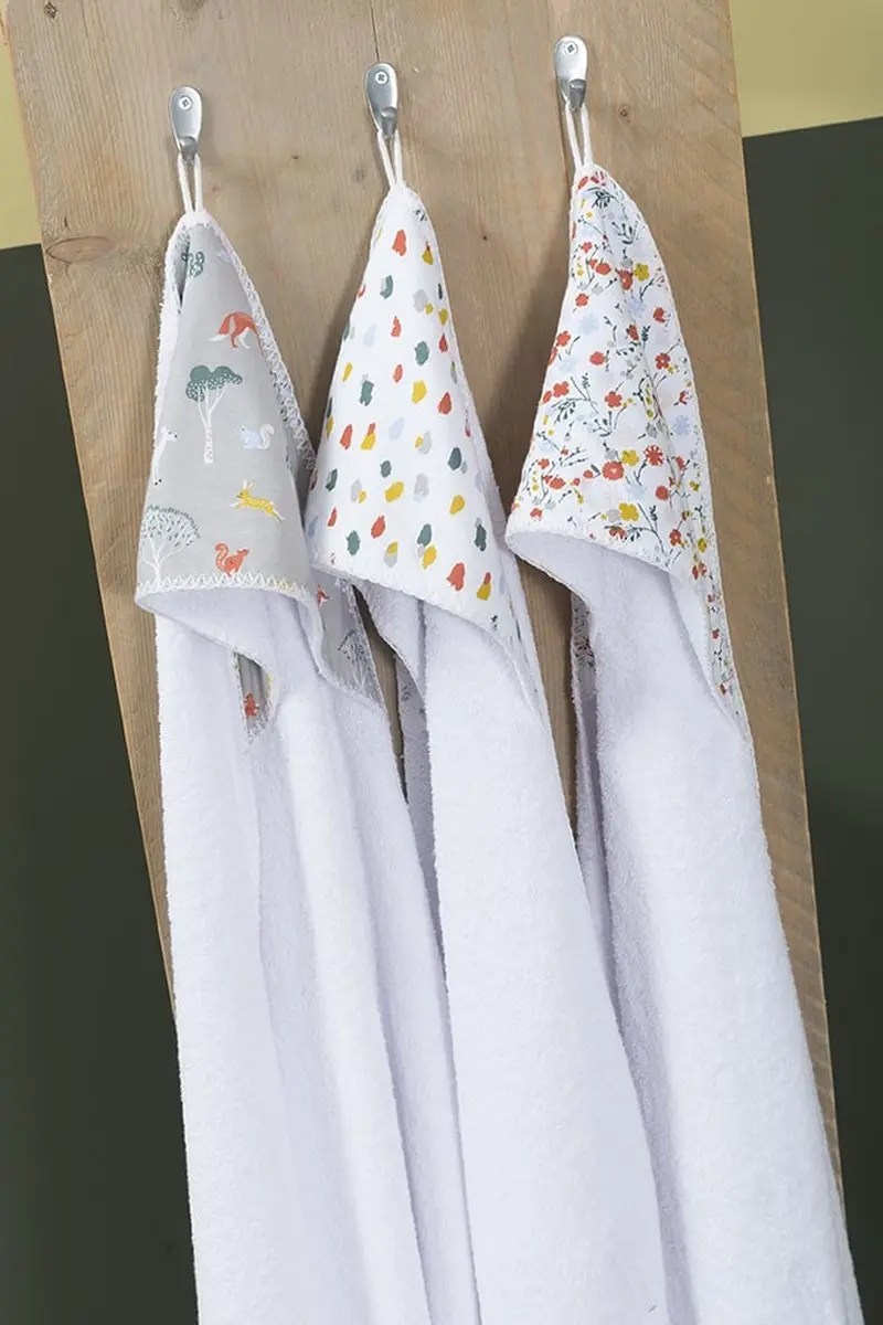 Baby's Only Baby Badcape Forest - 75x85cm - Grijs