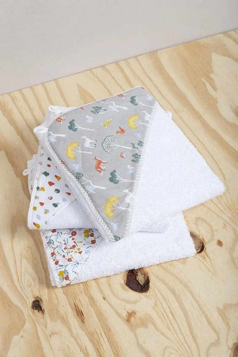 Baby's Only Baby Badcape Forest - 75x85cm - Grijs