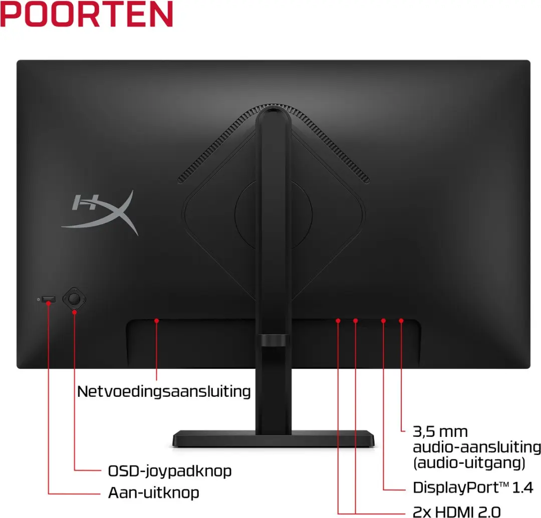 HyperX OMEN 24 G2 Gaming Monitor 23,8" Full HD IPS - 180Hz
