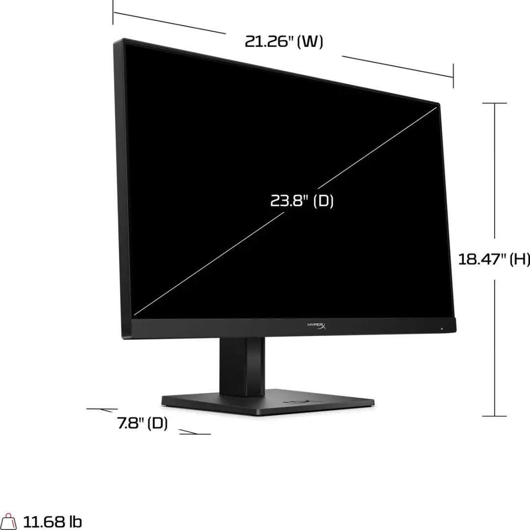 HyperX OMEN 24 G2 Gaming Monitor 23,8" Full HD IPS - 180Hz - afbeelding 6 van 6