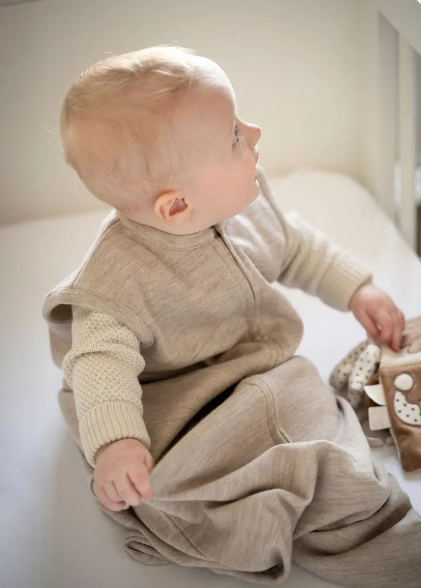 Baby's Only Merino Fine Meadow Slaapzak - 60cm - Sand