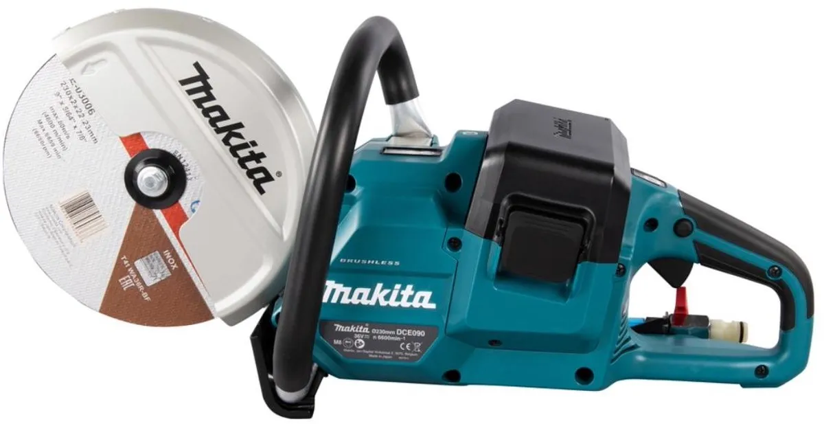 Makita DCE090T2X1 Haakse Slijper - 2x 5.0Ah