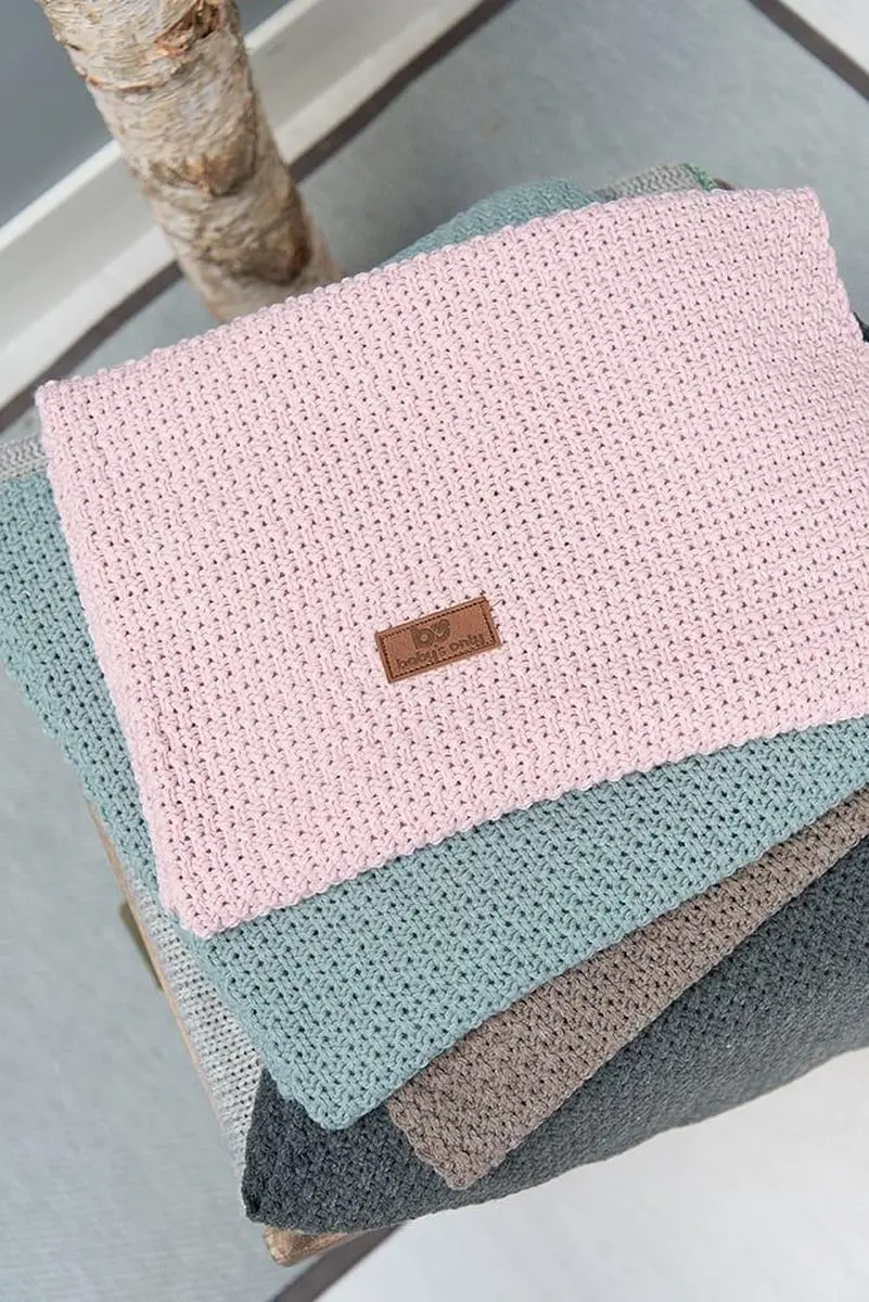Baby's Only Gebreide Wiegdeken Robust 0.9 TOG - 70x95cm - Grijs
