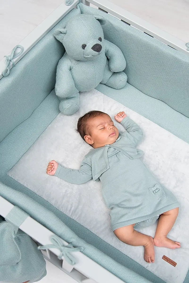 Baby's Only Gebreid Boxkleed Classic Zand 80x100cm