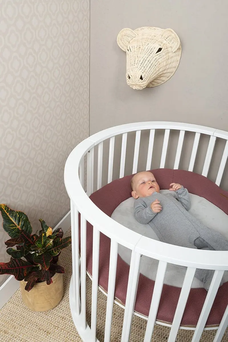 Baby's Only Gebreid Boxkleed Classic Khaki Ø95cm