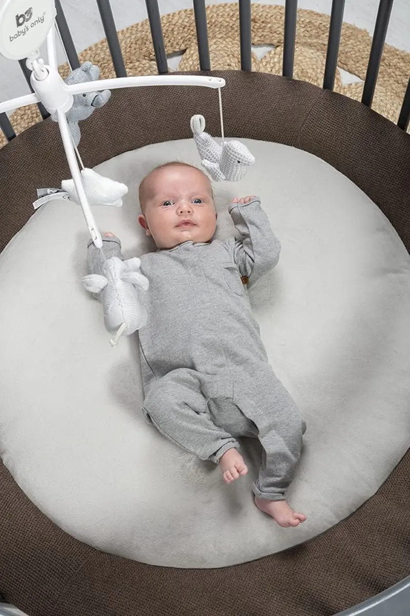 Baby's Only Gebreid Boxkleed Classic Khaki Ø95cm