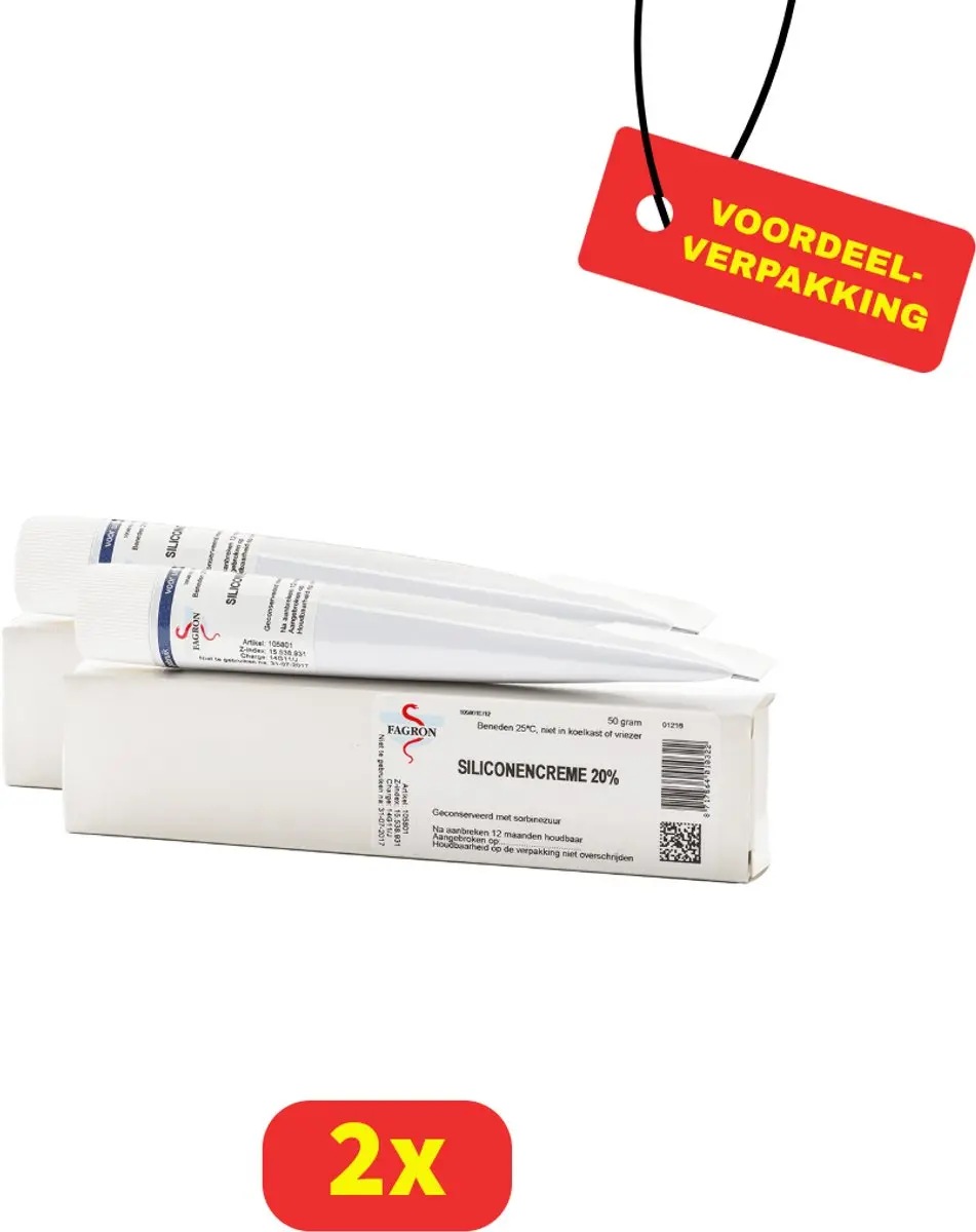 Fagron Siliconencrème 20% Littekenbehandeling
