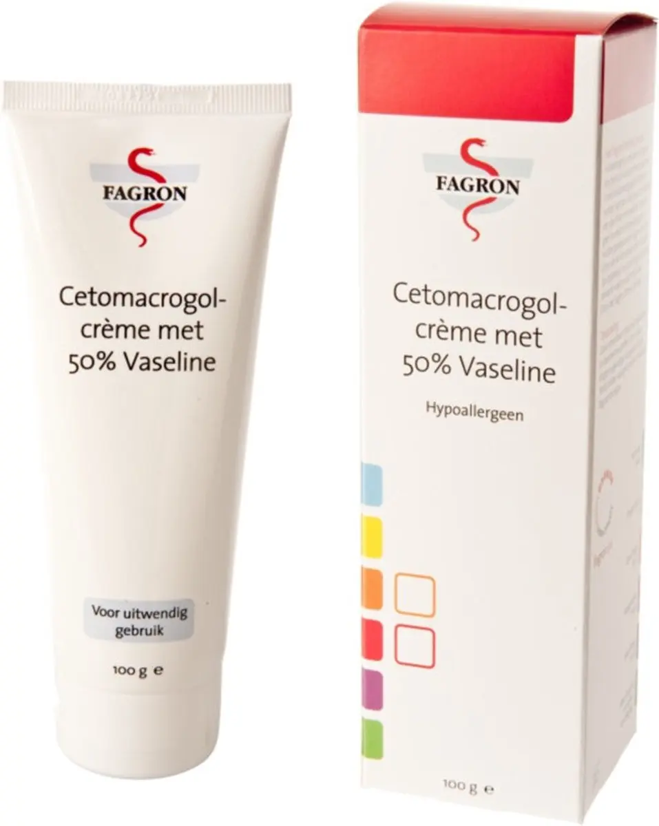 Fagron Cetomacrogolcrème 50% Vaseline 100g