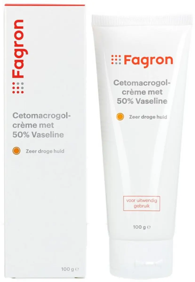 Fagron Cetomacrogolcrème 50% Vaseline 100g