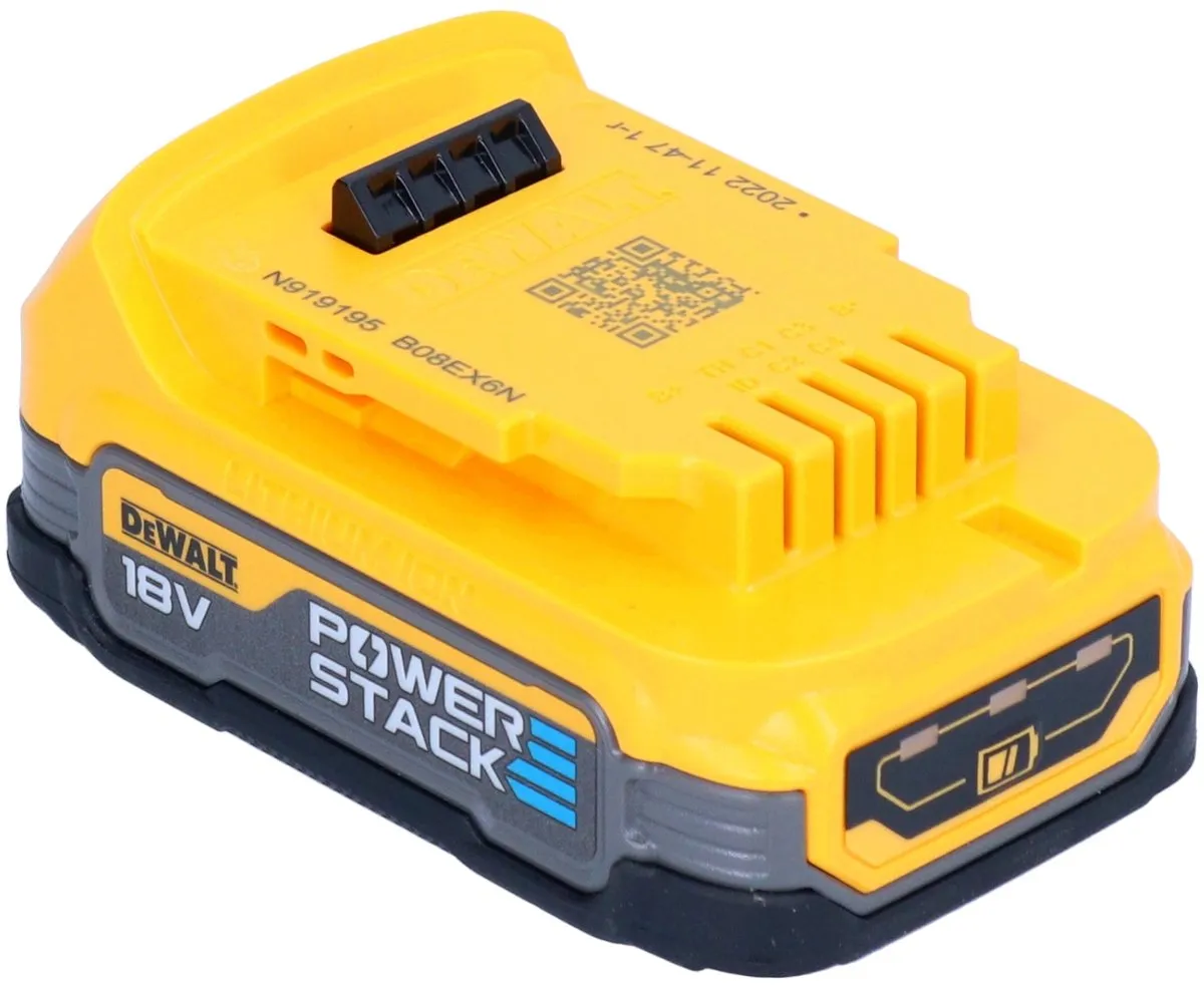 DeWalt DCB1102E2 Starterset 2x POWERSTACK 18V XR Accu 1.7Ah + Lader