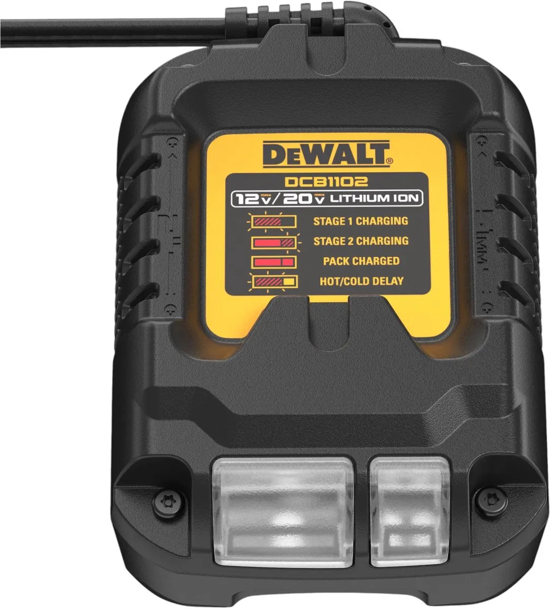 DeWalt DCB1102E2 Starterset 2x POWERSTACK 18V XR Accu 1.7Ah + Lader