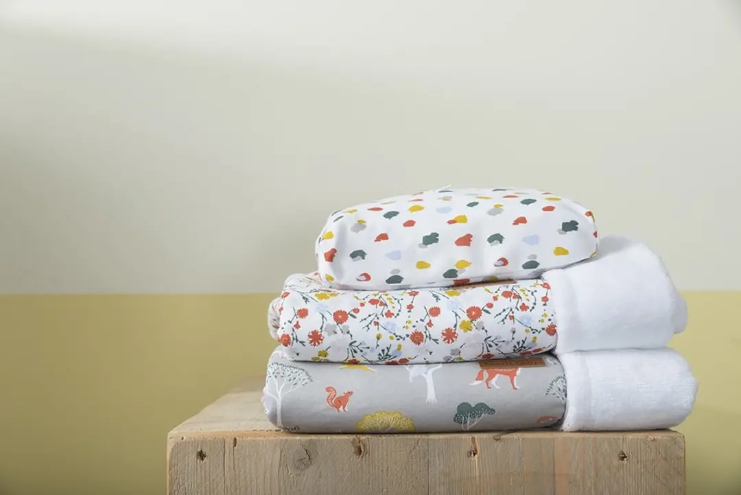 Baby's Only Ledikantdeken Leaf - 100x135cm - Wit met Stippen