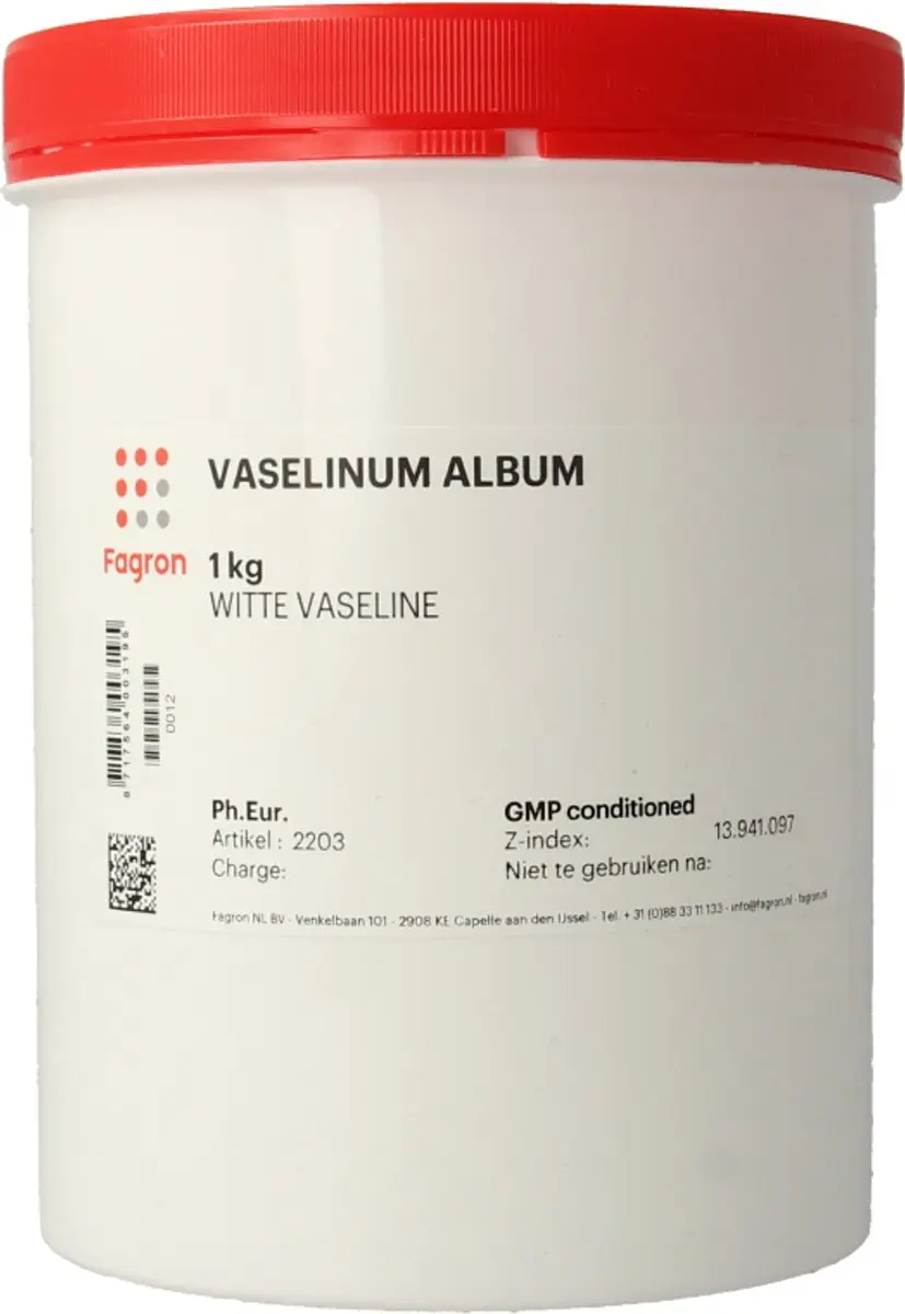 Fagron Vaseline Witte Zuurvrij 1000ml