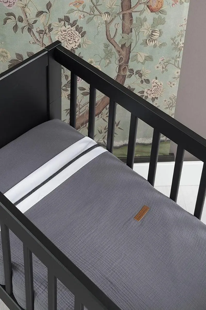 Baby's Only Breeze Hoeslaken Wieg 40x80cm - Antraciet
