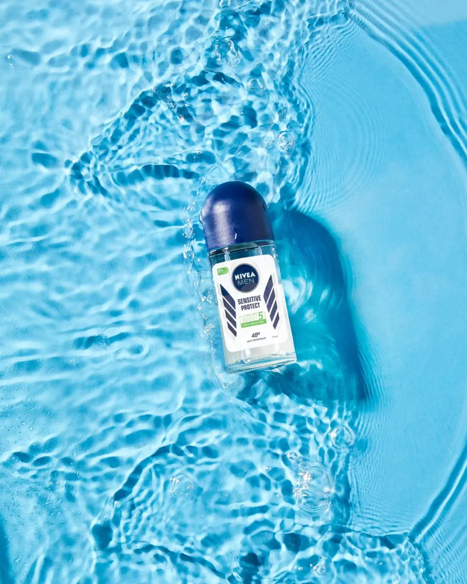 NIVEA MEN Sensitive Protect Anti-Transpirant Deo Roller - 6x50ml