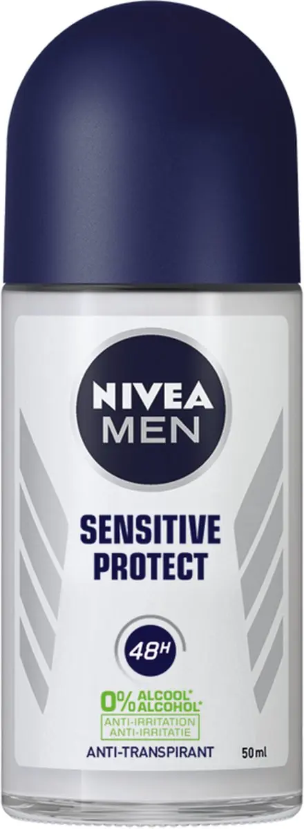NIVEA MEN Sensitive Protect Anti-Transpirant Deo Roller - 6x50ml