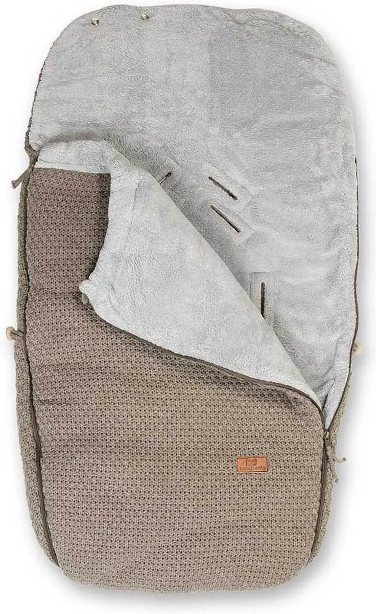 Baby's Only Voetenzak Buggy Robust - Taupe - 3-puntsgordel
