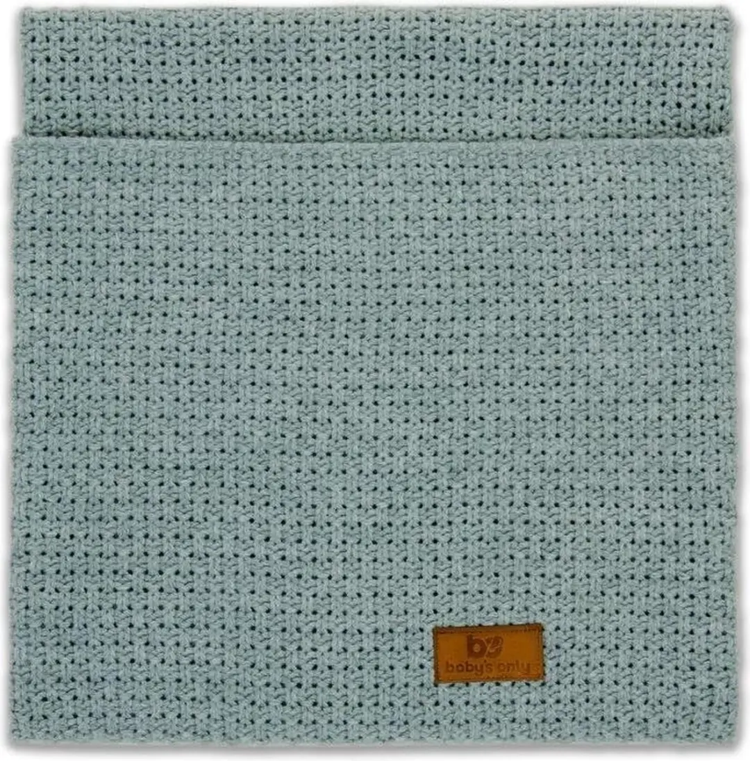 Baby's Only Robust Gebreide Ledikantdeken 100x135cm - Stonegreen