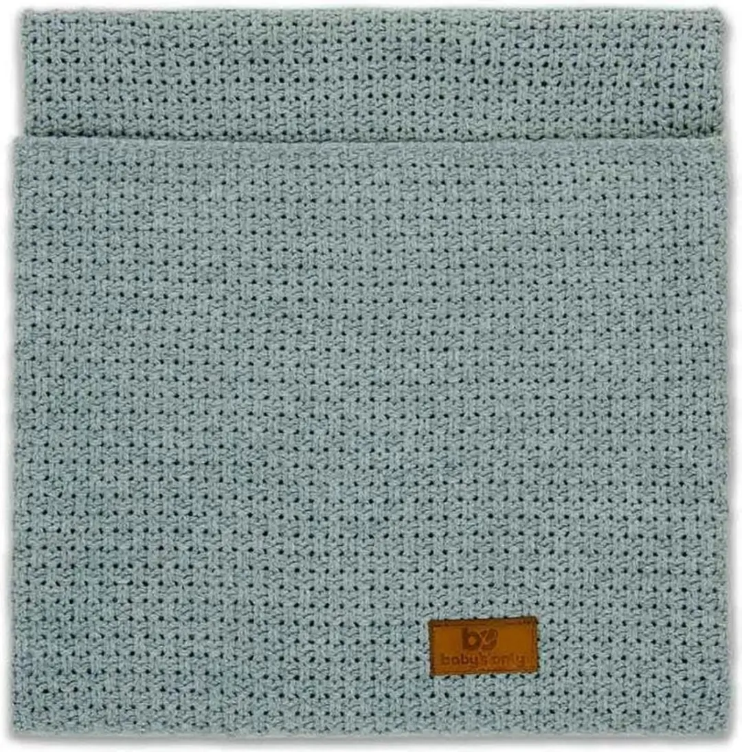 Baby's Only Robust Gebreide Ledikantdeken 100x135cm - Stonegreen