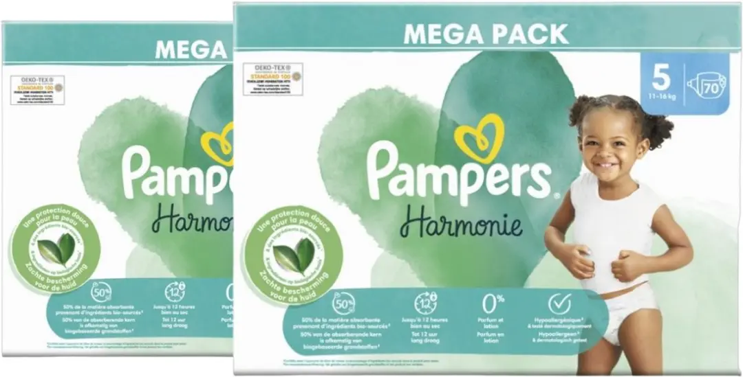 Pampers Harmonie Luiers Maat 5