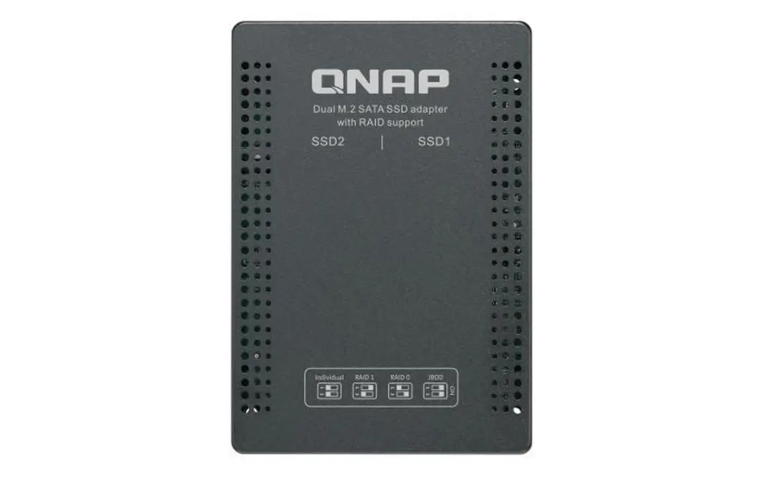 QNAP QDA-A2MAR M.2 SSD-Behuizing - Zwart