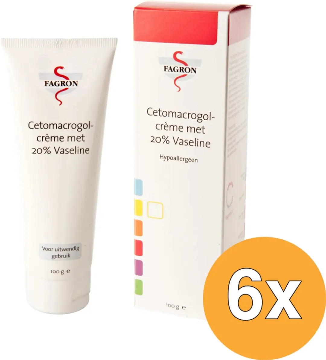 Fagron Cetomacrogol Crème 20% Vaseline 100g