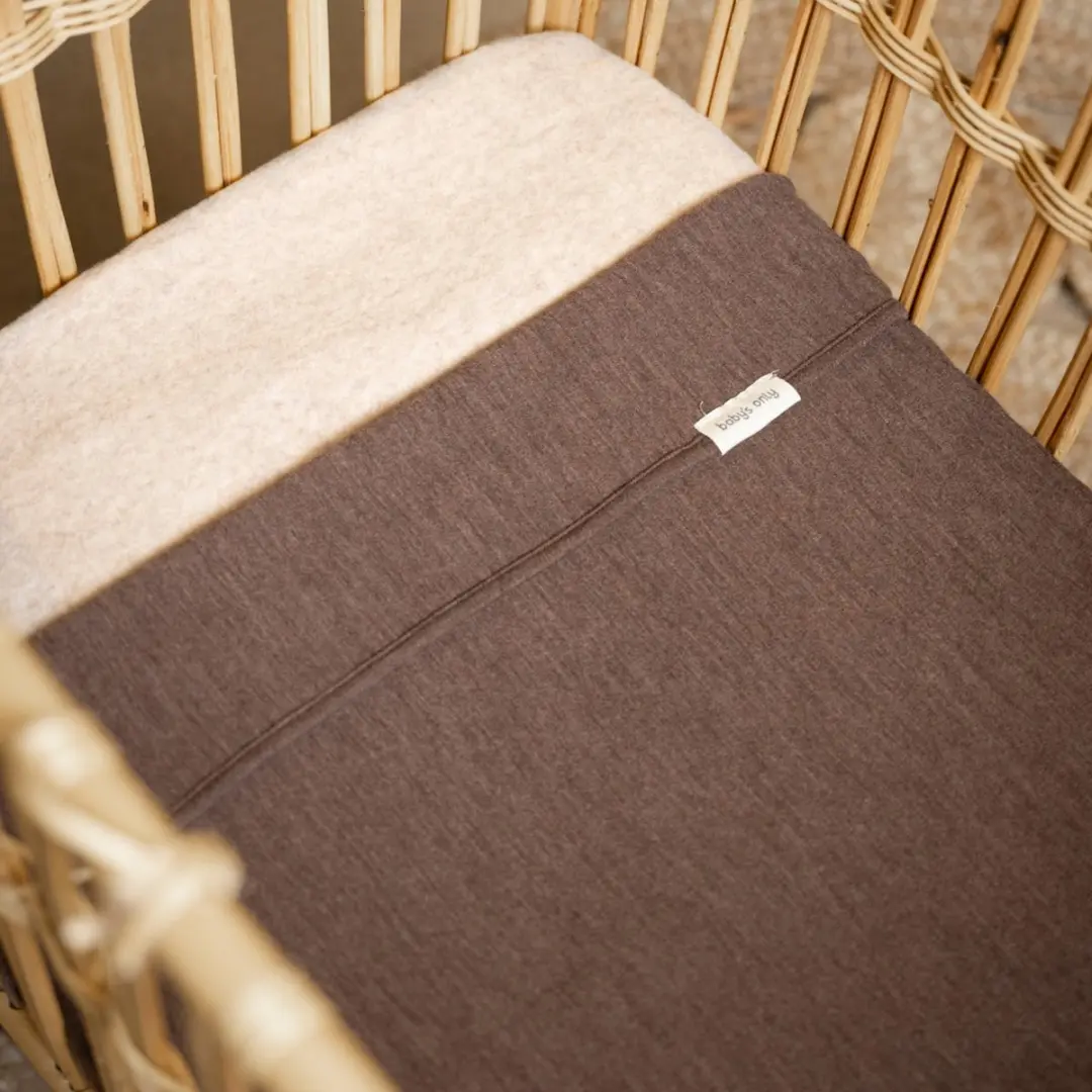 Baby's Only Merino Wiegdeken Taupe 70x95cm