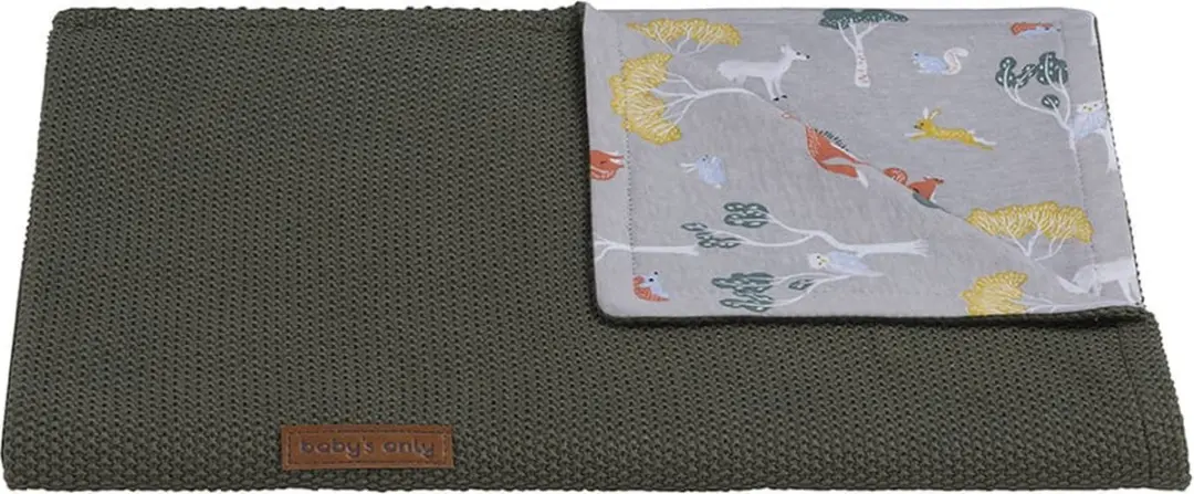Baby's Only Wiegdeken Forest Khaki 70x95cm