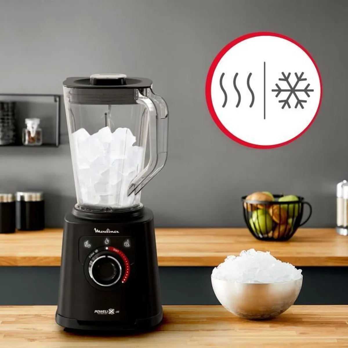 Moulinex PerfectMix+ LM88A810 Blender 1200W - 1,5L - Zwart